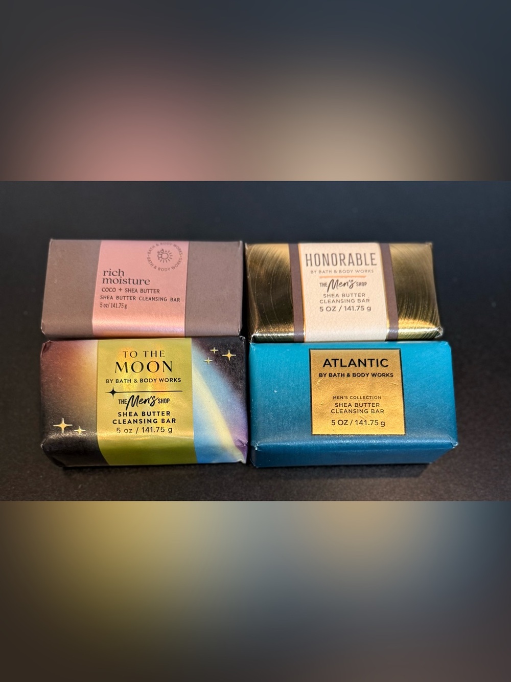Bath & Body Works Men’s Collector & Shop: 4 Shea Butter Cleansing Bar . New